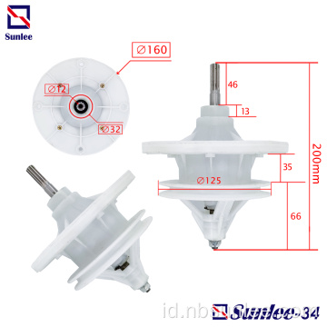 Gearbox mesin cuci 11 gigi 200mm